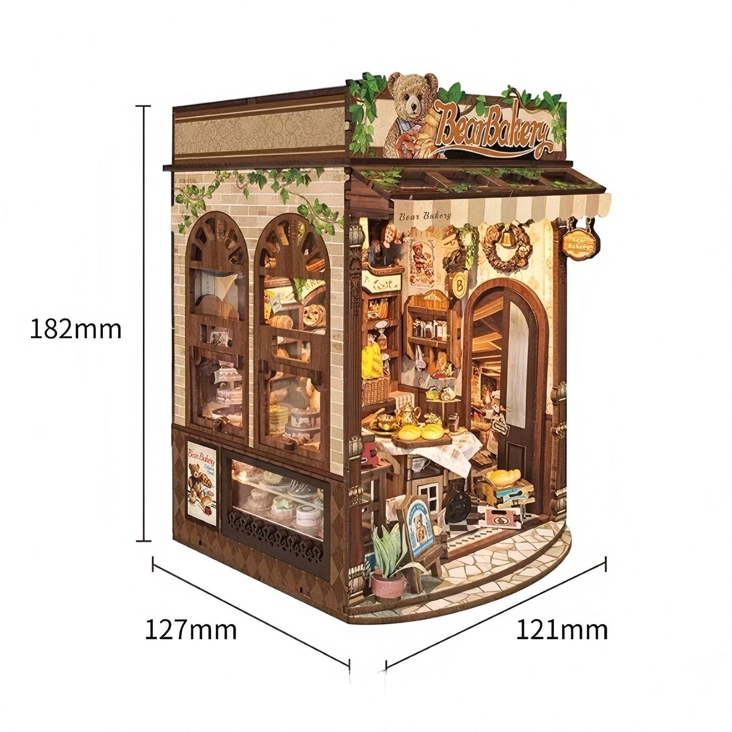 Bear Bakery Book Nook Kit