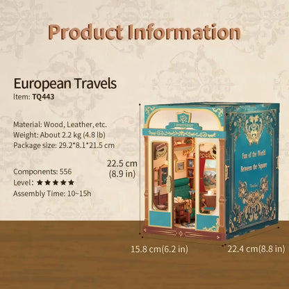 European Travels Book Nook Kit