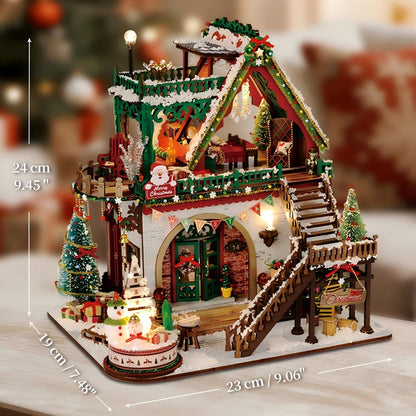 Snowy Christmas Lodge Kit