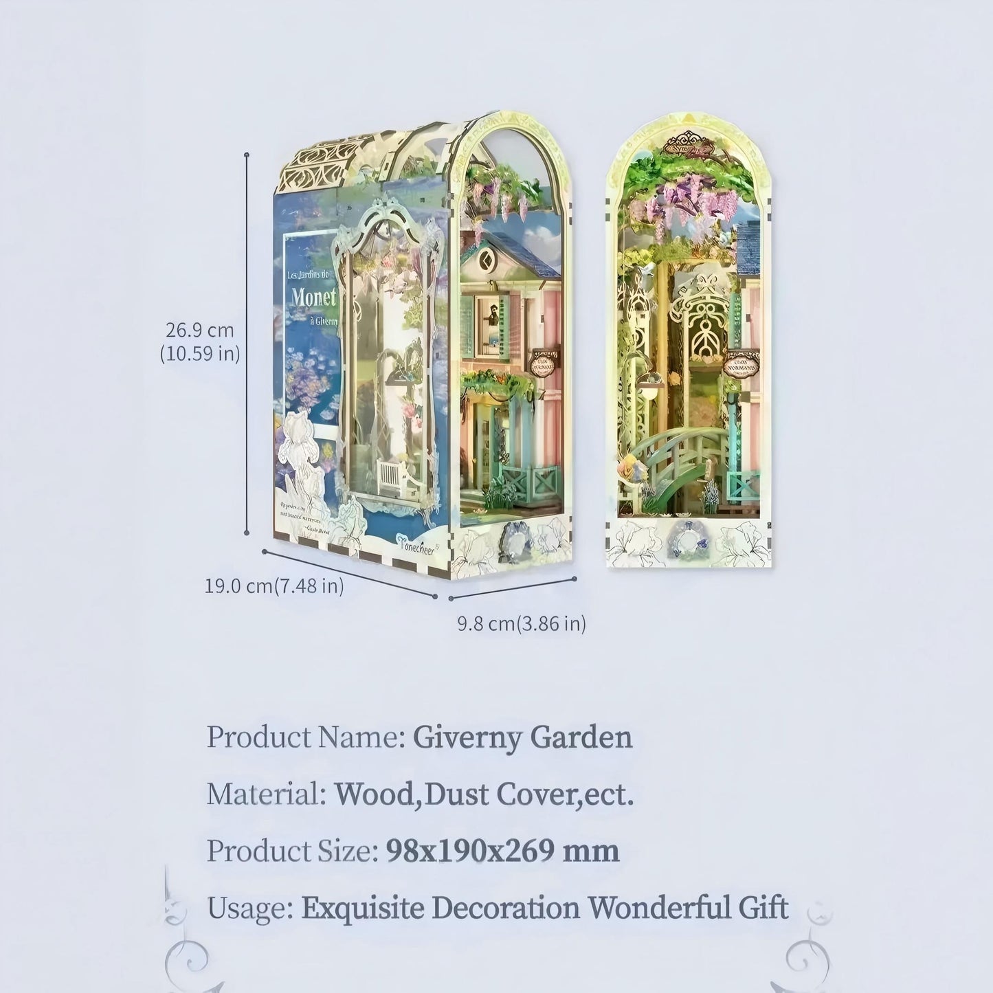 Giverny Garden Book Nook Kit