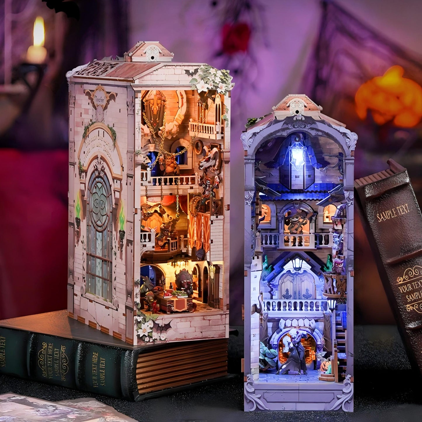Monster Carnical Double-Sided Book Nook Kit