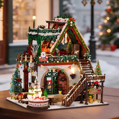 Snowy Christmas Lodge Kit