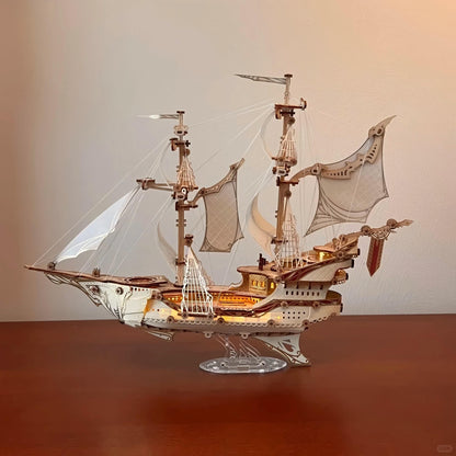 Fantasy Elf Ship Model Kit