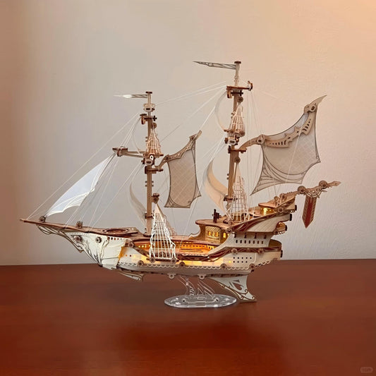 Fantasy Elf Ship Model Kit