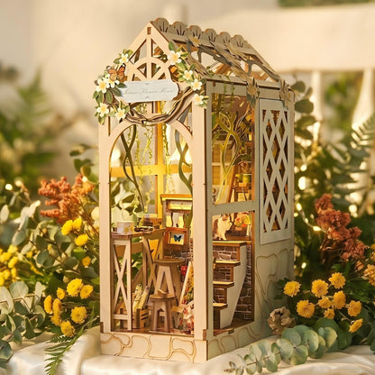 Blooming Flower House Book Nook Kit