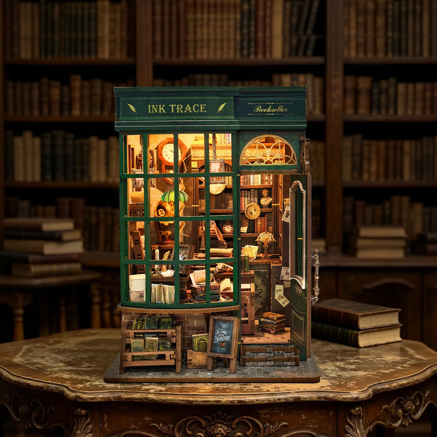 Ink Trace Bookstore Book Nook Kit