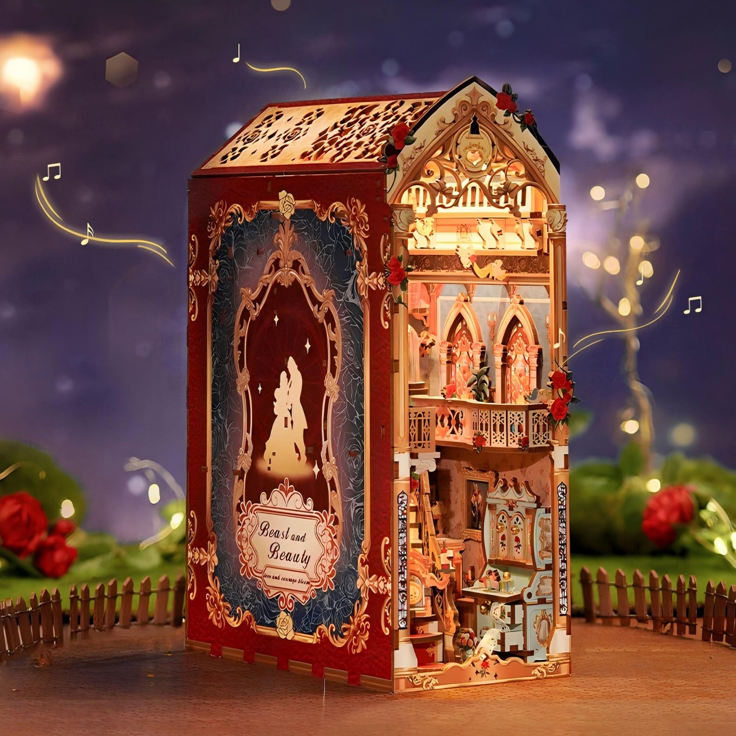 Beast and Beauty Book Nook Kit