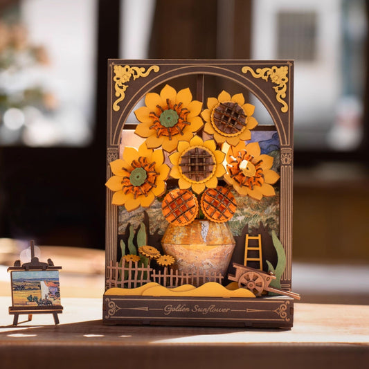 Wooden Sunflower Model Kit