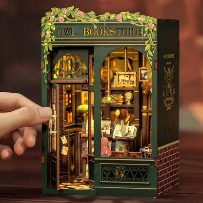 Owl Bookstore Book Nook Kit