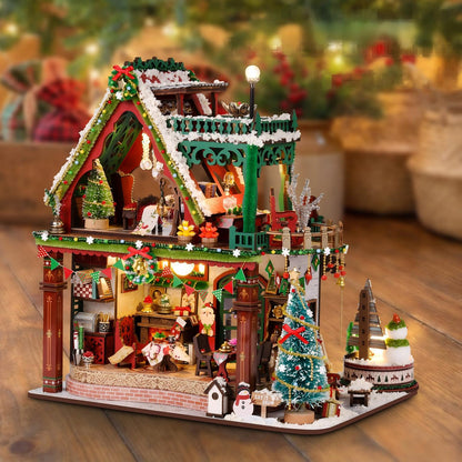 Snowy Christmas Lodge Kit