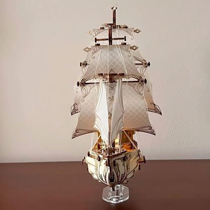 Fantasy Elf Ship Model Kit