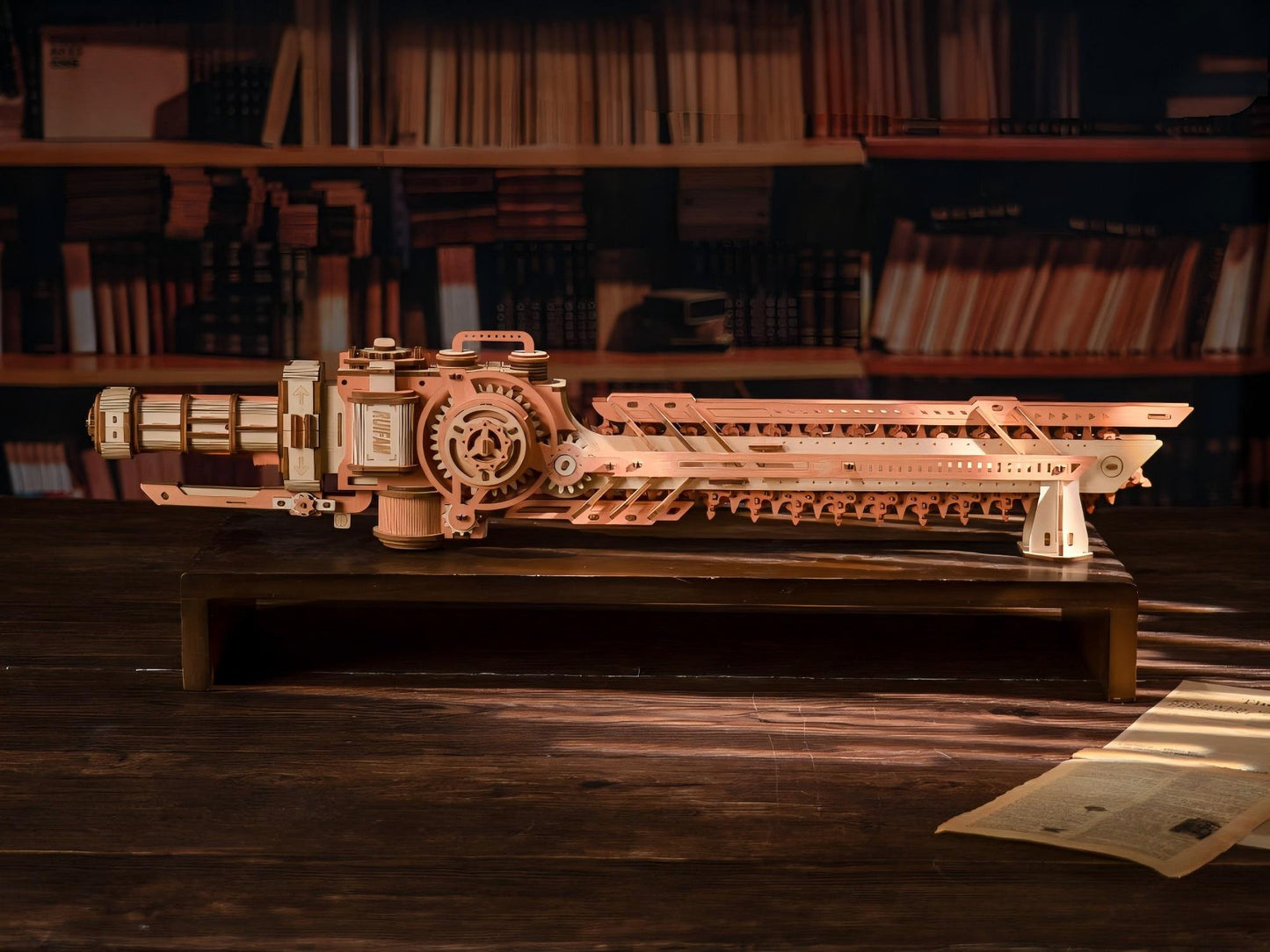 Steam Chainsaw Wooden Model Kit