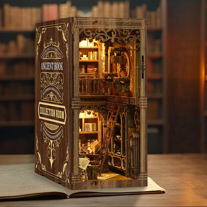Ancient Book Collection Room Book Nook Kit