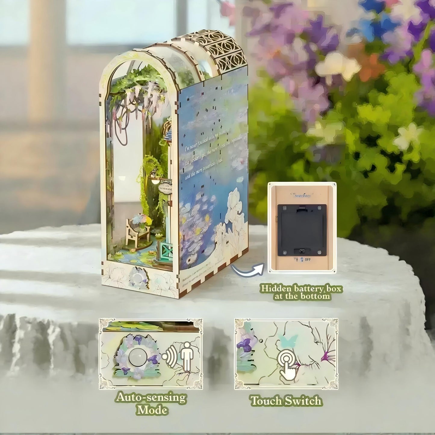 Giverny Garden Book Nook Kit