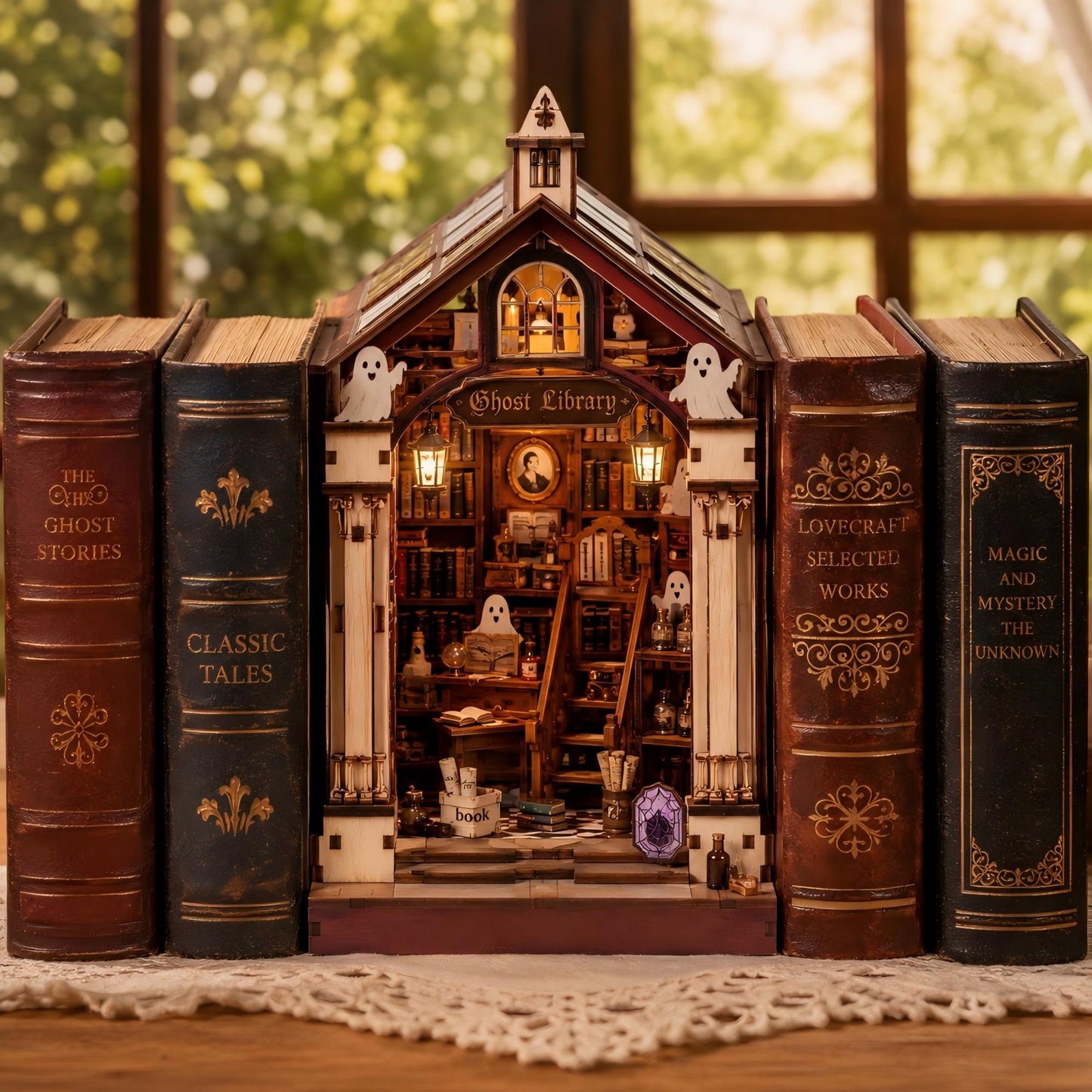 Ghost Library Book Nook Kit
