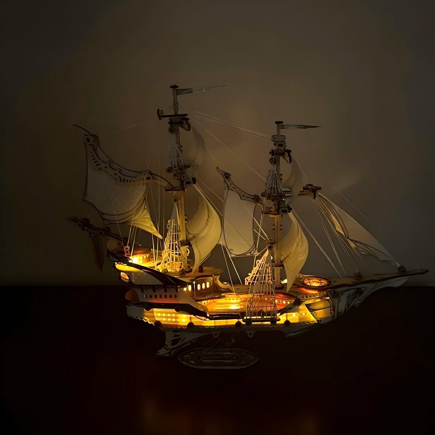 Fantasy Elf Ship Model Kit