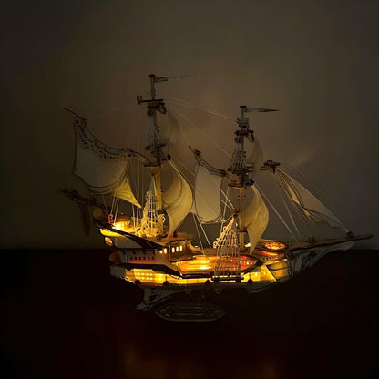 Fantasy Elf Ship Model Kit