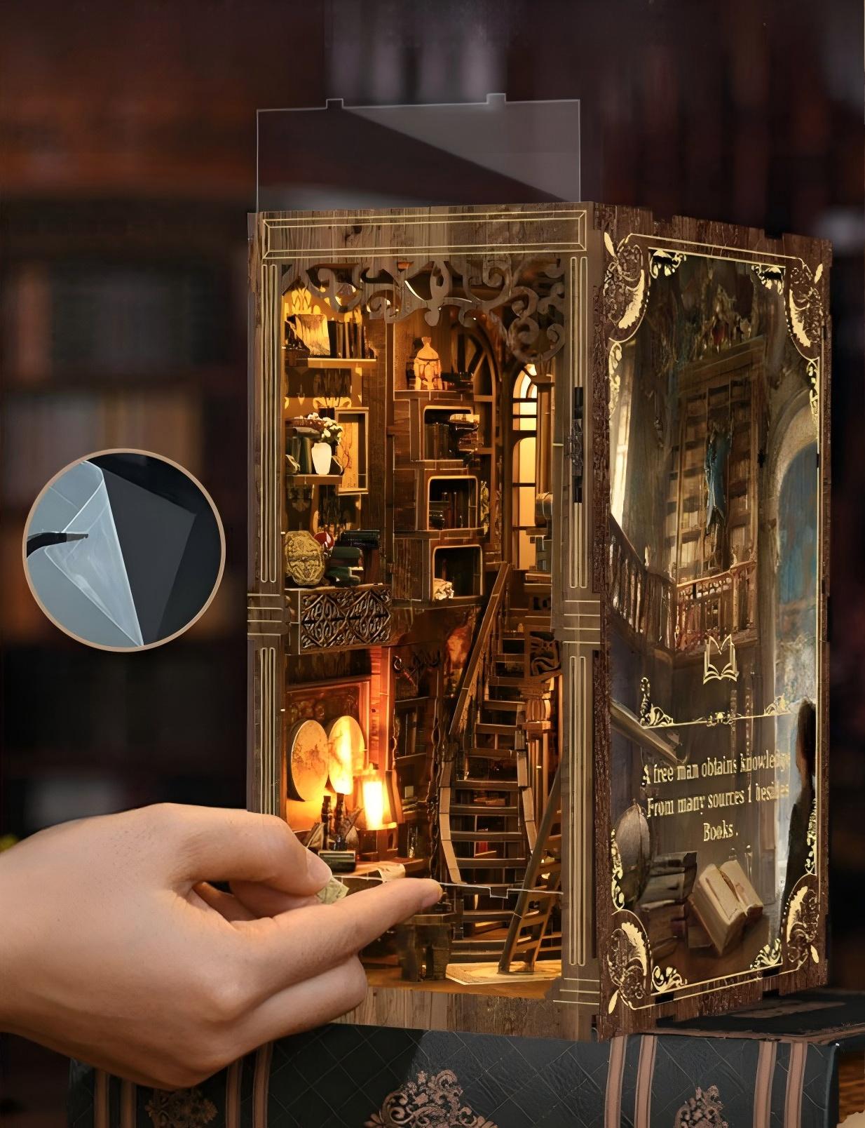 Ancient Book Collection Room Book Nook Kit