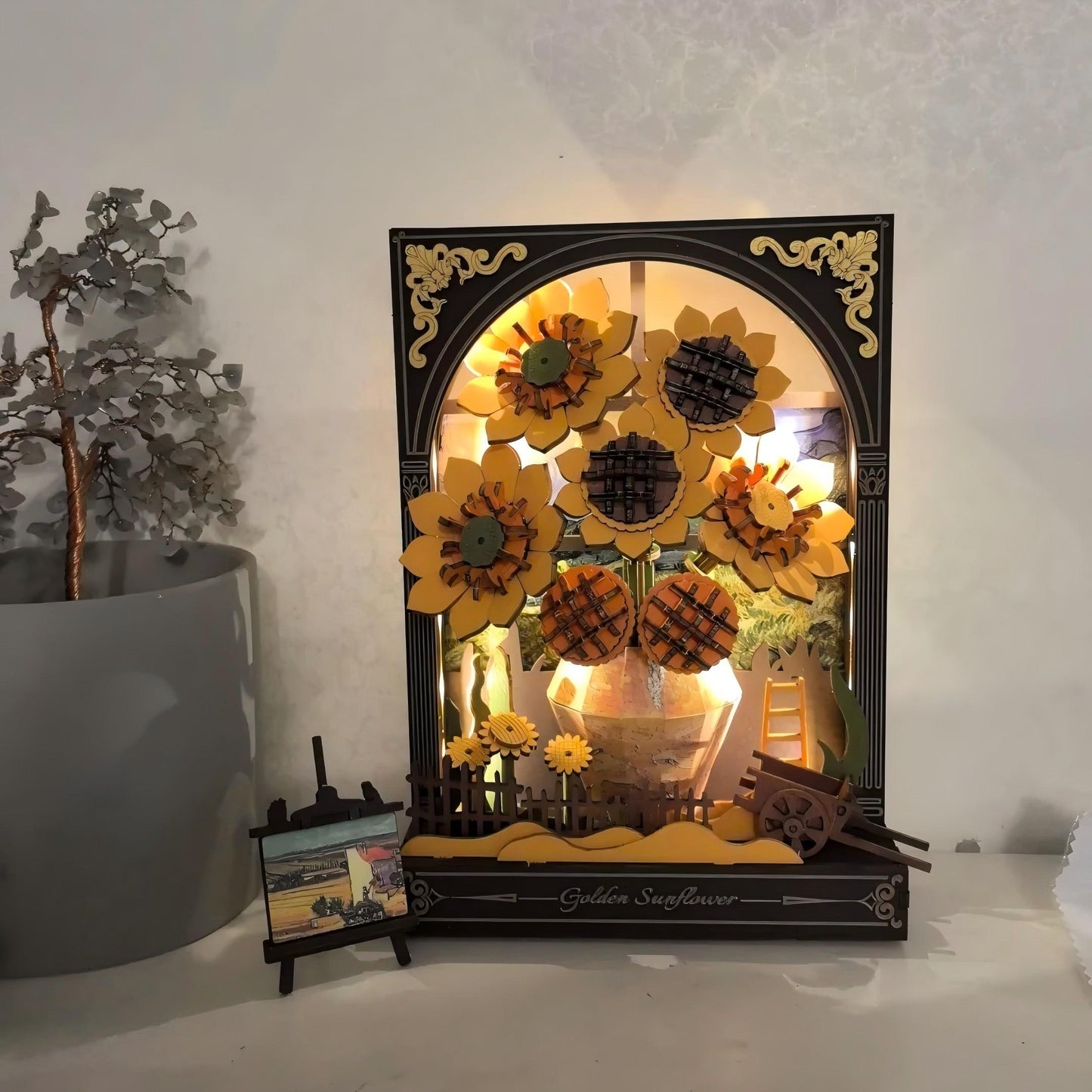 Wooden Sunflower Model Kit