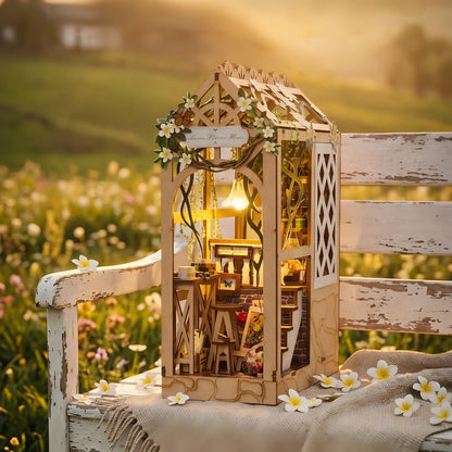 Blooming Flower House Book Nook Kit