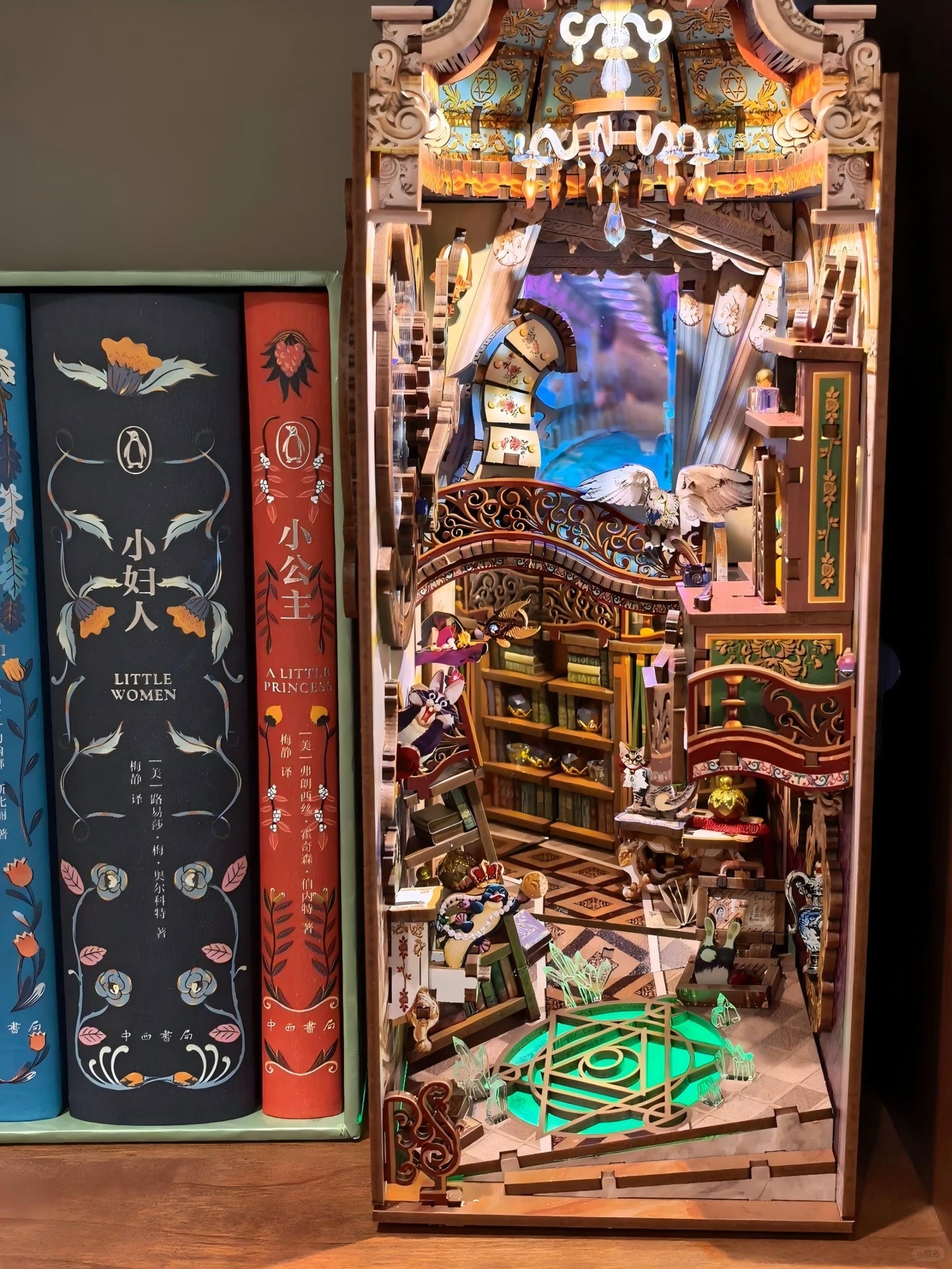 magical library Book Nook Kit