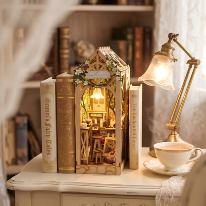 Blooming Flower House Book Nook Kit