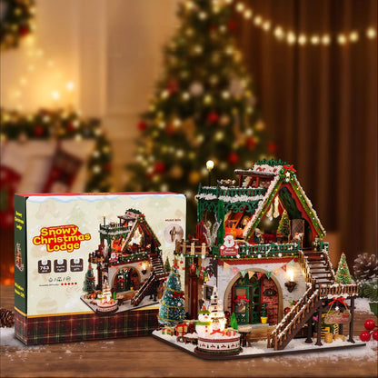 Snowy Christmas Lodge Kit