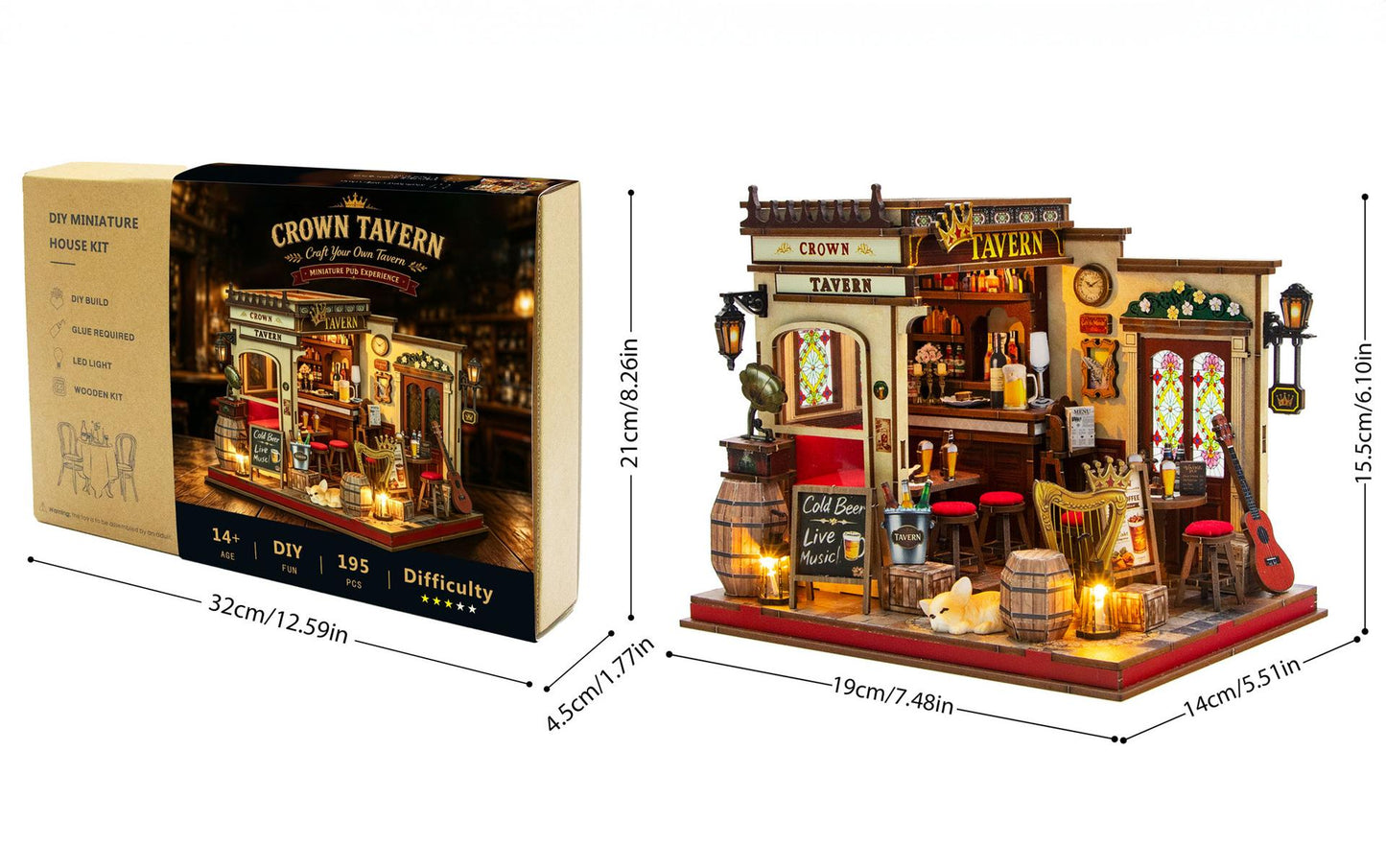 Crown Tavern Miniature House Kit