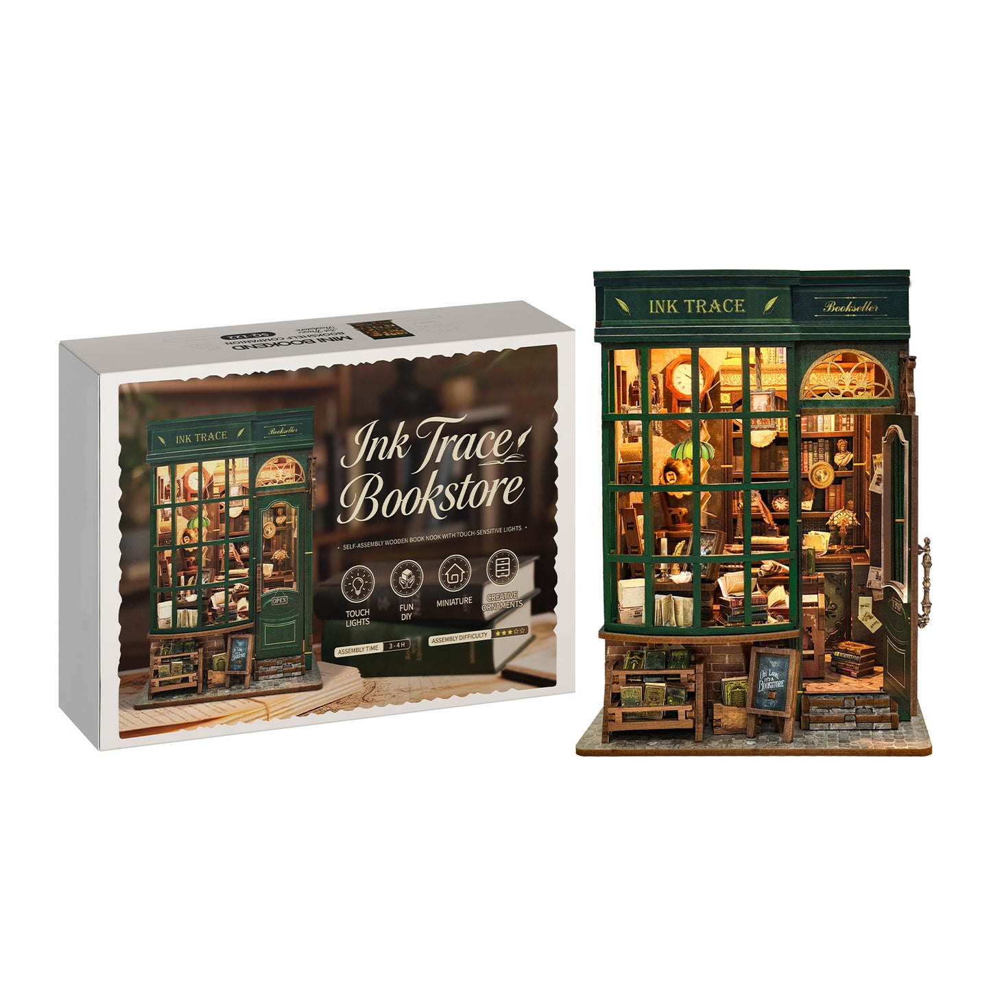 Ink Trace Bookstore Book Nook Kit