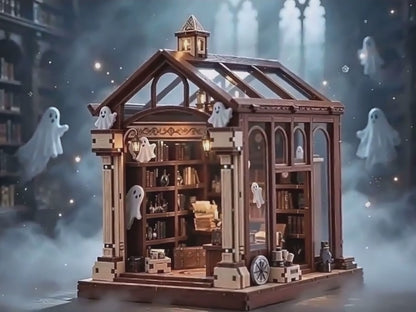Ghost Library Book Nook Kit