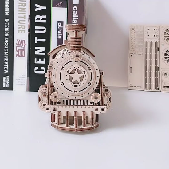 Wooden steam train kit – step-by-step build instructions