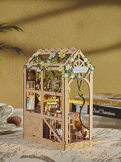 Blooming Flower House Book Nook Kit