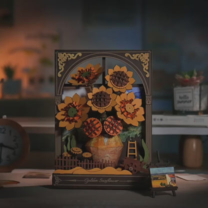 Wooden Sunflower Model Kit