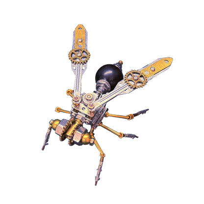 Steampunk Bee Kit assembled model display – desk decoration for teens – NINEGOODS